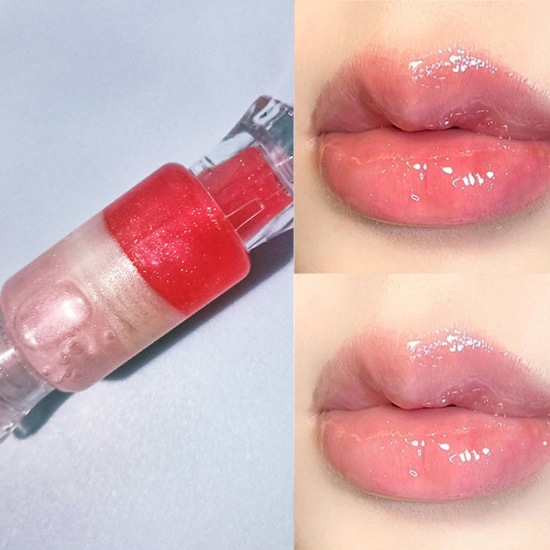 3 цвета DIY смешанная форма конфеты глянцевый блеск для губ
